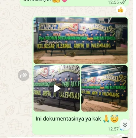Pengiriman Papan Bunga Duka Kelapa Indah